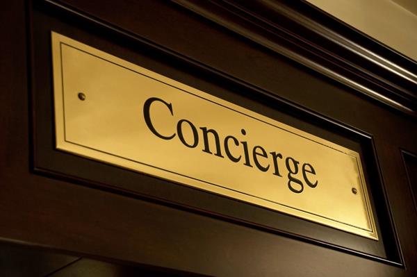A concierge service at your disposal